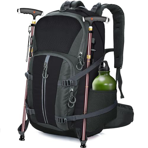 OUUTMEE 40L Sac à Dos de Randonnée Imperméable pour Hommes e
