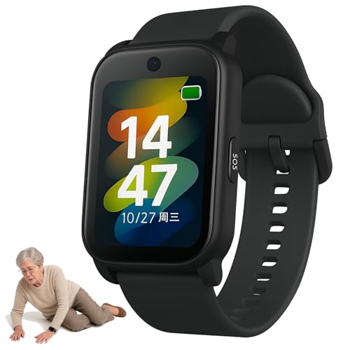 PEIKVOUL Montre Connectée Senior avec Détection de Chute, GP