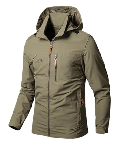 Btmpmcs Homme Veste de Montagne Veste en softshell Extérieur