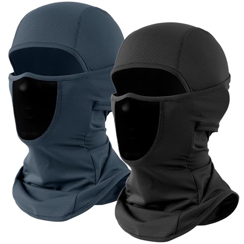 WTACTFUL Lot de 2 Cagoule Moto sous Casque Masque Intégral R