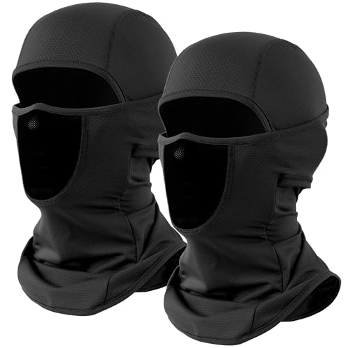 WTACTFUL Lot de 2 Cagoule Moto sous Casque Masque Intégral R