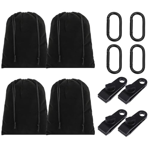 BATHRINS Lot de 4 Poches à Poids Portables pour Auvent/Tente