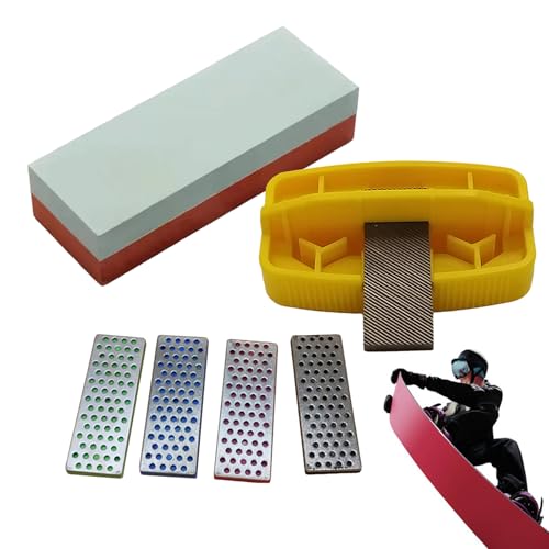 Générique Affûteur de Carres de Ski,Kit Ergonomique Antidéra