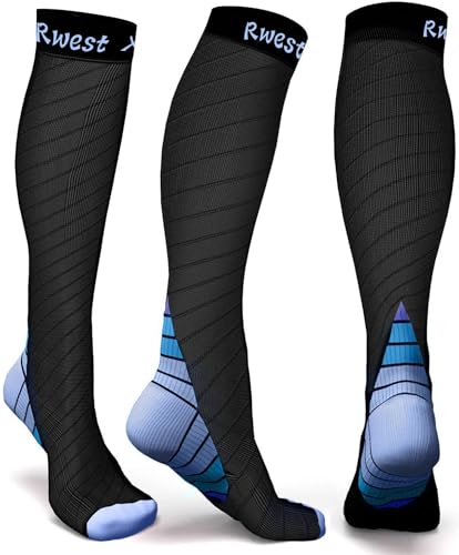 Rwest X Bas de Contention Femme et Homme, Chaussettes de Con