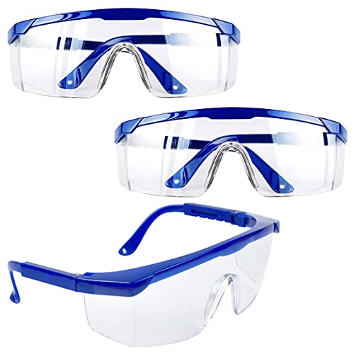 Lunettes de Sécurité,3 PCS Lunettes de Protection Anti-buée 