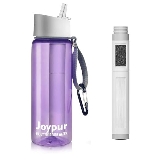 Joypur Gourde filtrante eau non potable Bouteille deau extér