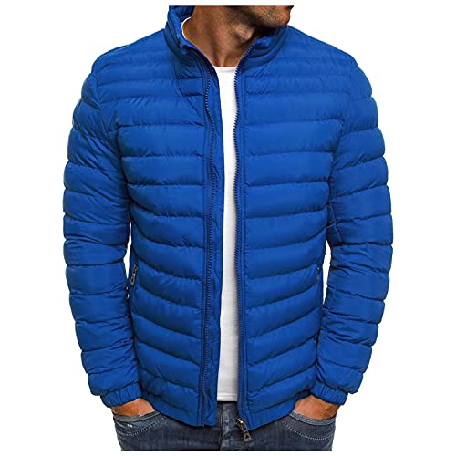 Doudoune Homme Duvet Plume Hiver Chaude et Légère Zipper Blo