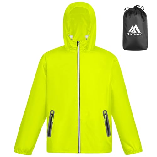 flintronic Veste Homme Impérmeable, Ciré imperméable, Légère