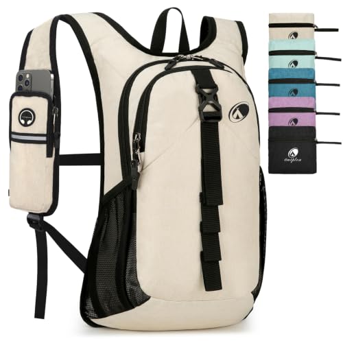 Outplea Sac à dos de Randonnée Pliable pour Hommes Femmes 15