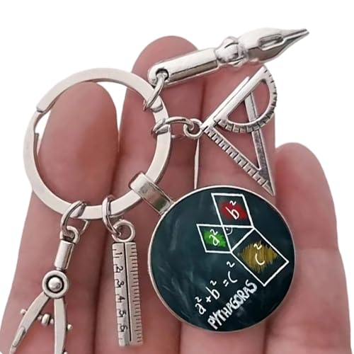 Generisch Porte-clés avec outil mathématique, porte-clés pra