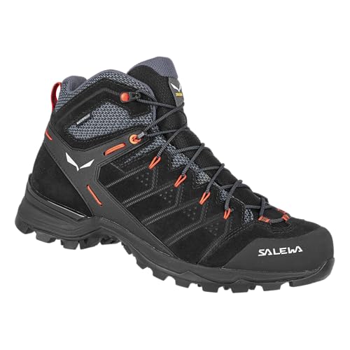 SALEWA, Alp Mate Mid Bottes de Randonnée Hommes, Noir, 43
