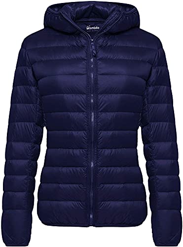 Wantdo Femme Veste en Duvet Manteau Matelassé à Capuche Lége