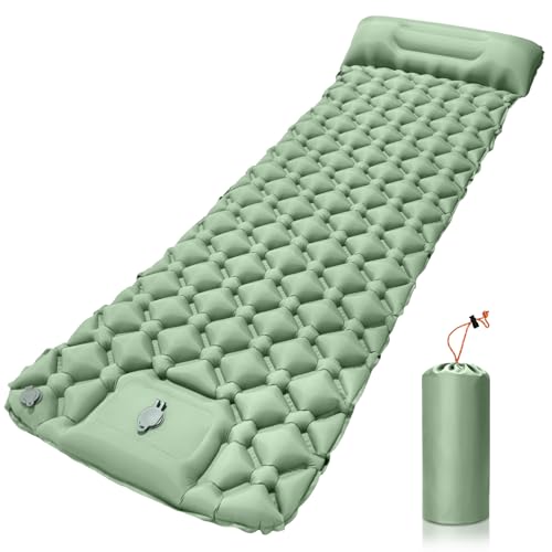PQETBV Matelas de Camping, Tapis de Lit Auto-Gonflable avec