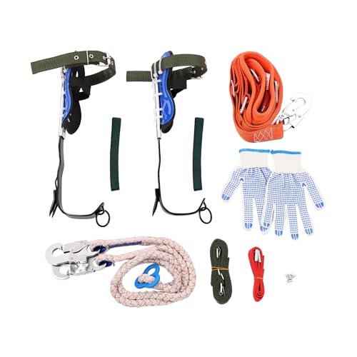 Kit déquipement descalade darbre, crampons professionnels ré