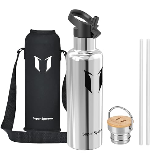 Sparrow Gourde Isotherme 1L - Bouteille - Sport Gourdes INOX