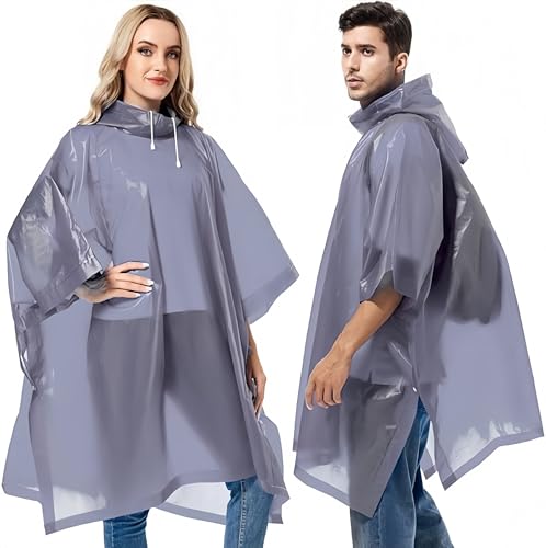 GUKOY Manteau de Pluie, 2 Pièces, Unisexe, Taille Unique, Gr