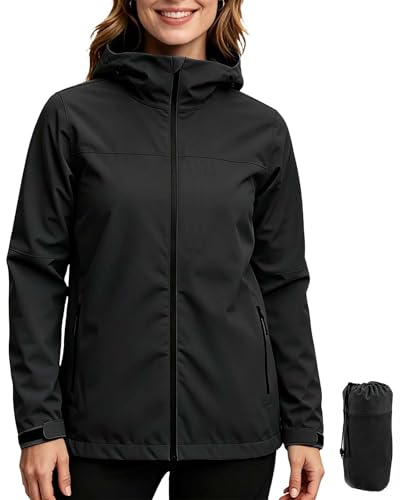 ACCNUO Veste Imperméable Femme Coupe Vent Femme Impermeable