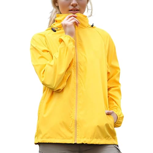 Coupe Vent Femme Impermeable Veste De Pluie Avec Capuche Lég