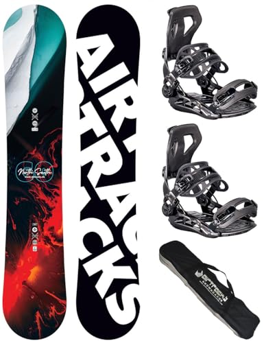 AIRTRACKS Snowboard Set Pack Planche North South Four Camber