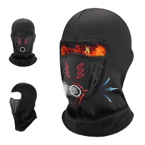 Baomaeyea Cagoule thermique pour homme et femme, couverture 