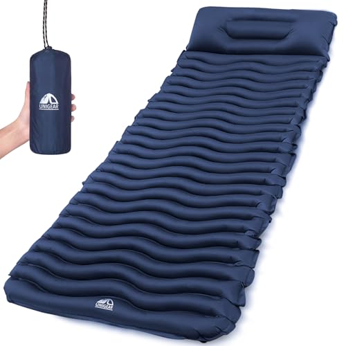 Unigear Matelas Camping Gonflable 1 Place Ultraléger Résista