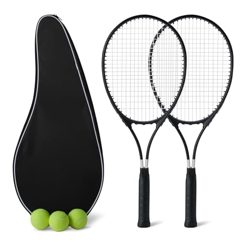 Amazon Basics Lot de 2 raquettes de tennis pour adulte 68.5 