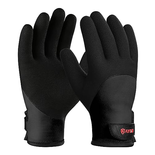 KAYGO gants de travail thermiques imperméables avec revêteme