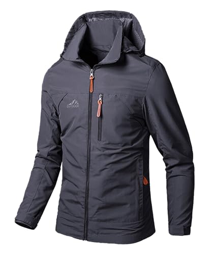 Btmpmcs Homme Veste de Montagne Veste en softshell Extérieur