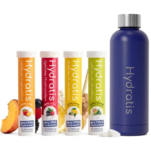 HYDRATIS - Pastilles Hydratation Electrolytes - Mix 4 Parfum