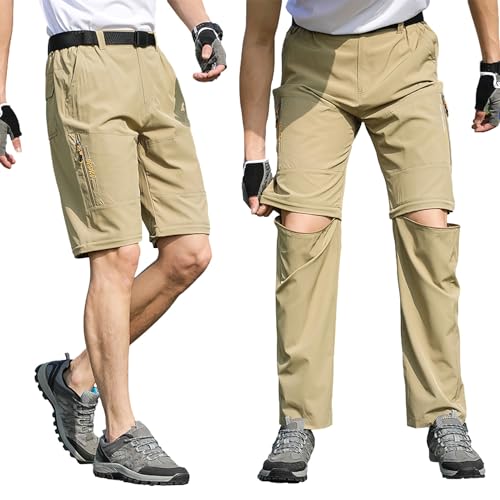 aromm Hommes Extérieur Pantalons de Randonnée Fermeture Ecla