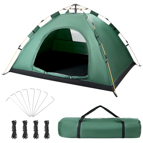 QWORK® Tente Automatique à Ouverture Rapide pour 1 à 2 Perso