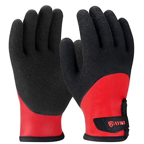 KAYGO gants de travail thermiques imperméables avec revêteme