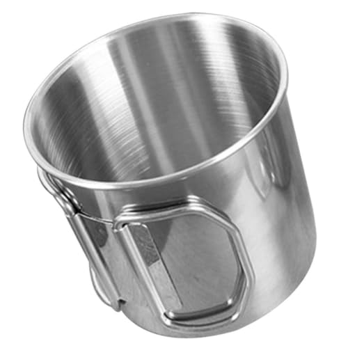 MOKKHNB Tasse de Camping Extérieur Léger et Solide Poignée P