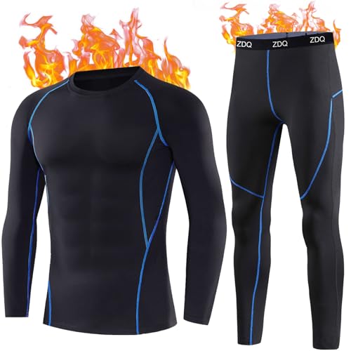 ZDQ Chaud Ski sous-Vêtement Homme Hiver Sport Thermiques Man
