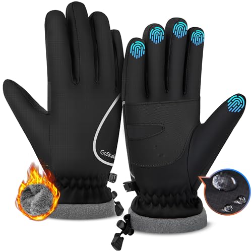 GoSkala Gants Vélo Hiver Homme, Gants Thermiques Femme [Tous