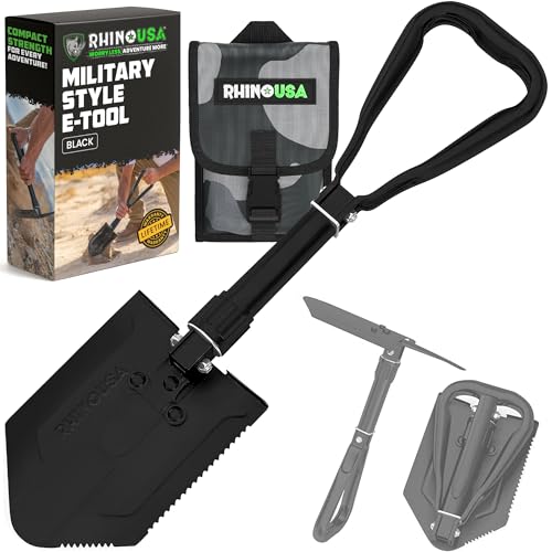 Rhino USA Pelle Pliante avec Pioche - Petite Pelle eTool Pli