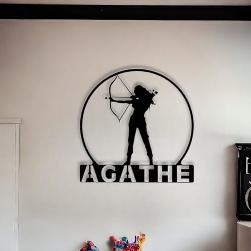 Décoration Archère tir à larc