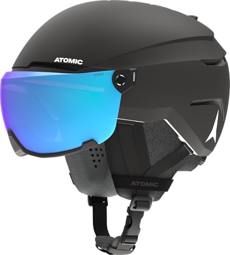 ATOMIC Mixte Savor Visor Stereo Ski Helmet, Noir, 59/63 cm E