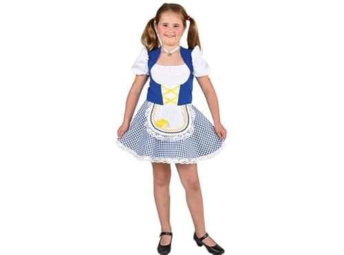 LP Divertissements Robe tyrolienne Bleu Enfant Taille 116cm