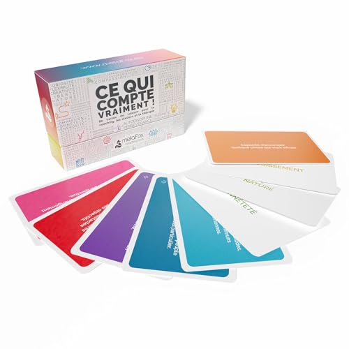 Carte Coaching metaFox Ce qui compte vraiment ! - 80 cartes 