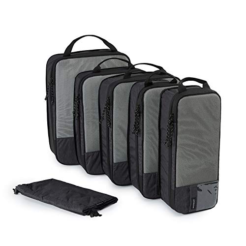 BAGSMART 6 Pièces Organisateur Valise,Sac Compression Voyage