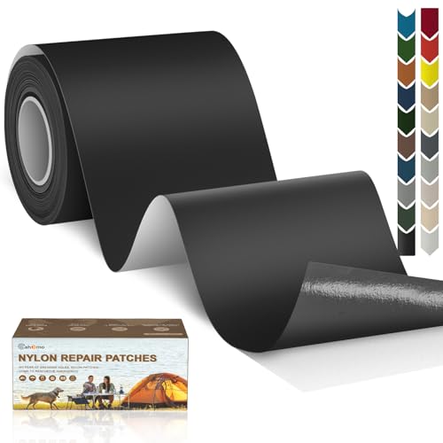 Cahomo Patch en nylon autocollant, 7.6x200 cm Patch de répar