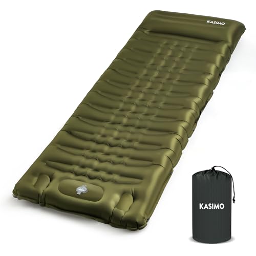 KASIMO Matelas Camping 1 Place 12cm dépaisseur Matelas autog