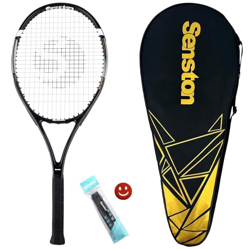 Senston Raquette de Tennis pour Adulte, Unisexe, 27 Pouces -