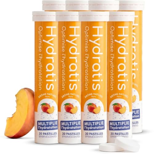 HYDRATIS - Pastilles Effervescentes Pêche - Optimise lHydrat