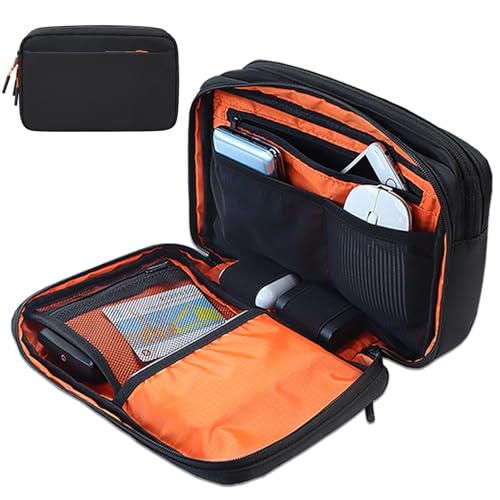 Teskyer Sac de Rangement Câble - Portable, Grande capacité, 