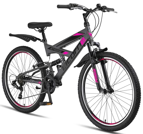 Licorne Bike Vélo VTT 26 Premium - Vélo pour garçons, filles