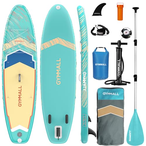 GYMMALL Paddle Gonflable Adulte, Paddle Gonflable Stand Up S