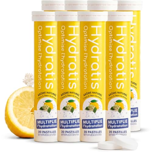 HYDRATIS - Pastilles Effervescentes Citron/Fleur de Sureau -