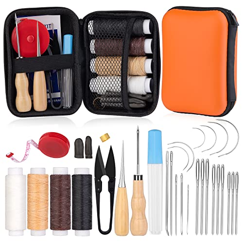 Benlay Kit de Couture Complet, Set de Reparation Cuir Comple